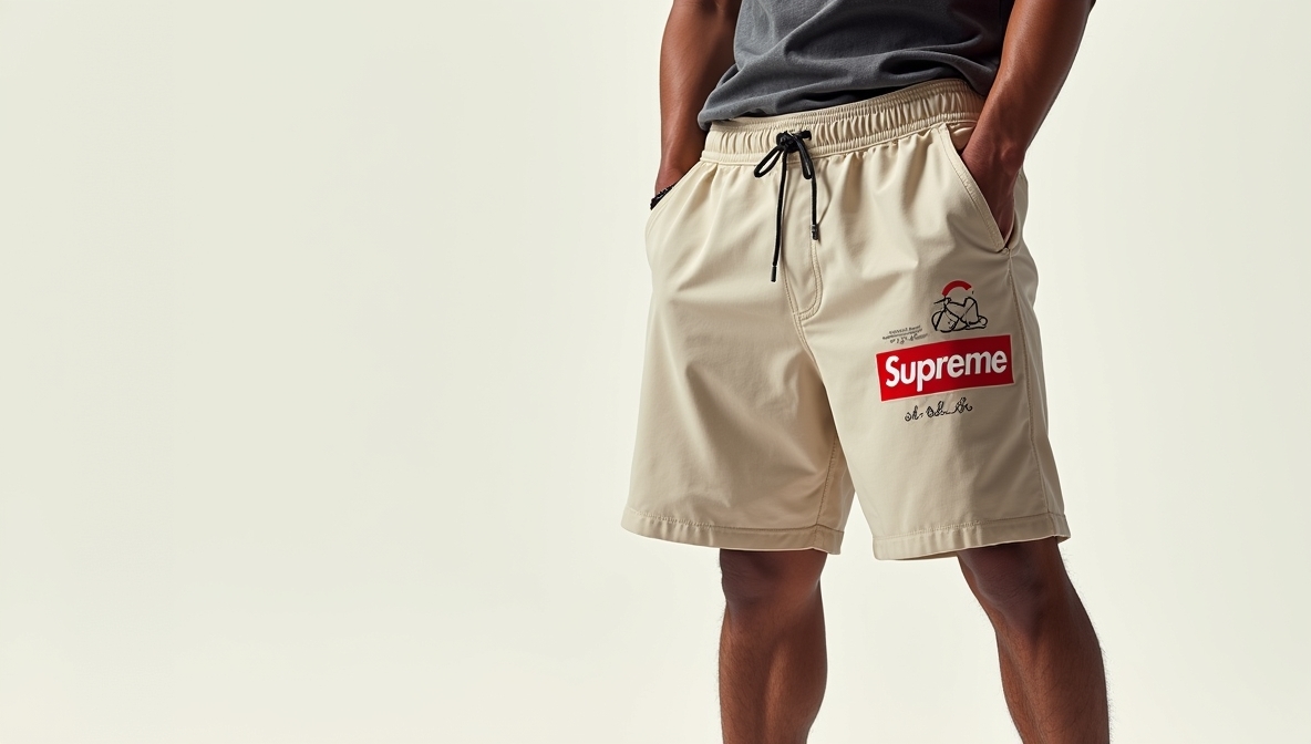 Supreme shorts curated banner